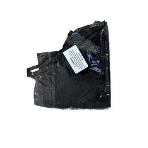 Faux Black Button Down Collar NEW